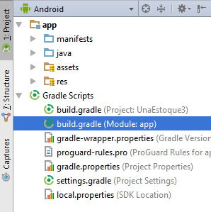 Android Project Structure